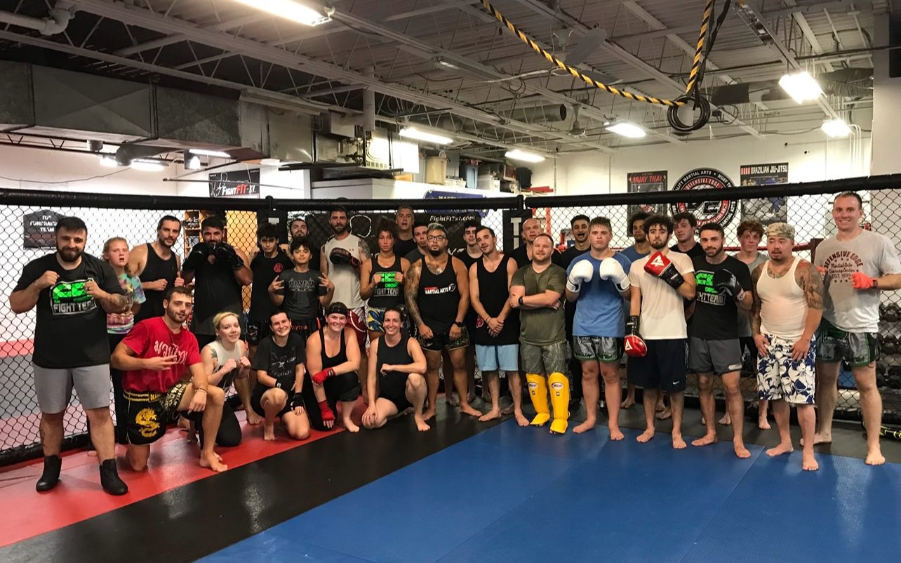 The Defensive Edge team from every program, together in the gym