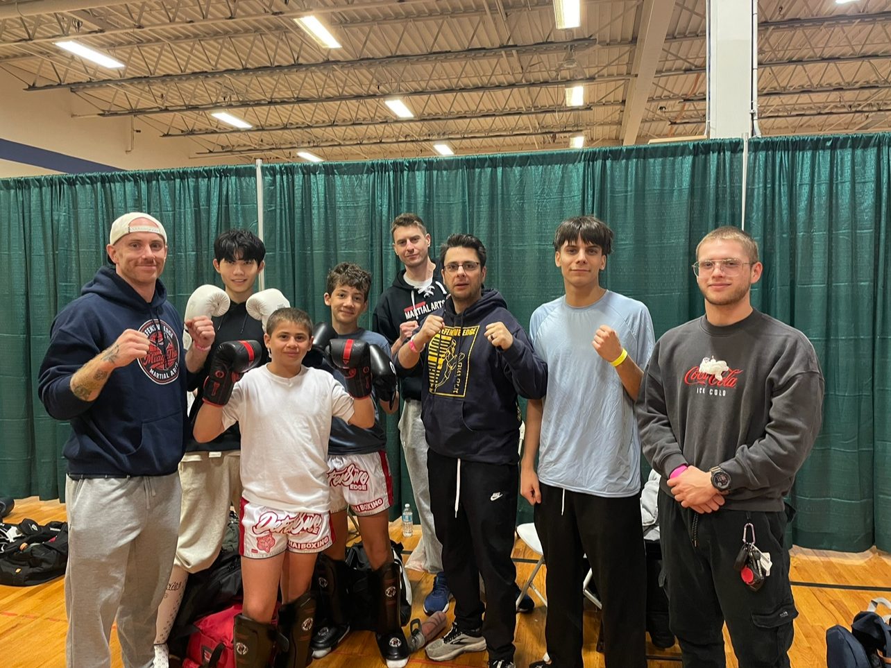 The youth team at a competition